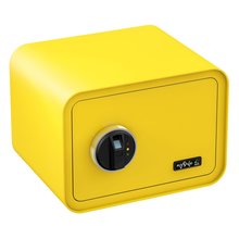mySafe 350 Tresor Gelb mit Fingerprint B350 x H250 x T280 mm 2018-0002-ZG