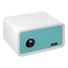mySafe 430 Tresor Blau | Wei mit Fingerprint B430 x H230 x T350 mm 2018-0003-BLW
