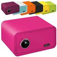 mySafe 430 Tresor Pink mit Fingerprint B430 x H230 x T350 mm 2018-0003-PI