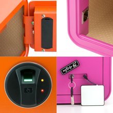 mySafe 430 Tresor Pink mit Fingerprint B430 x H230 x T350 mm 2018-0003-PI