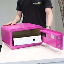 mySafe 430 Tresor Pink mit Fingerprint B430 x H230 x T350 mm 2018-0003-PI
