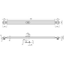 BASI Panzer-Riegelschloss PR 800 Silber Typ 1200-0105