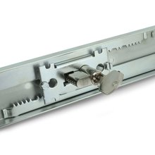 BASI Panzer-Riegelschloss PR 800 Silber Typ 1200-0105