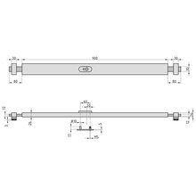 BASI Panzer-Riegelschloss PR 900 Braun Typ 1200-0203
