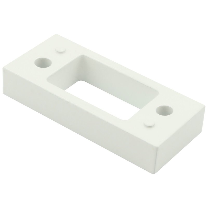 BASI Distanzplatte weiss 12 mm fr Panzer Riegelschloss PR 800 + PR 900