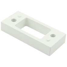 BASI Distanzplatte weiss 12 mm fr Panzer Riegelschloss PR 800 + PR 900