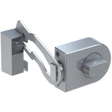 BASI Kastenzusatzschloss mit Sperrbgel Silber KS 500R-45 Typ R1304-0205