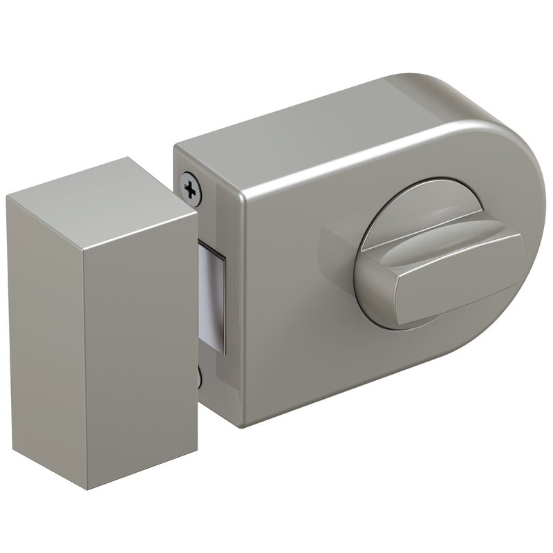 BASI Kastenzusatzschloss Silber KS 500R-45 Typ R1303-0205
