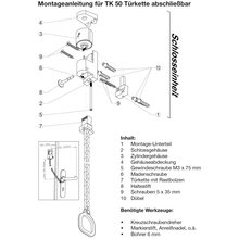BASI Trkette abschliebar Silber TK50 Typ 6500-0011