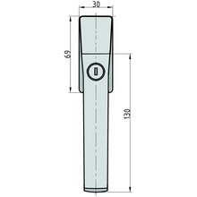 BASI Fenstergriff abschliebar FG506 Aluminium Typ 7556-0000