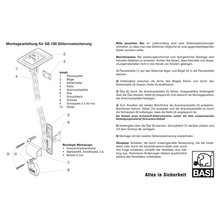 BASI Gitterrostsicherung fr Kellerschchte 1 Paar GS100 Typ 1620-0000